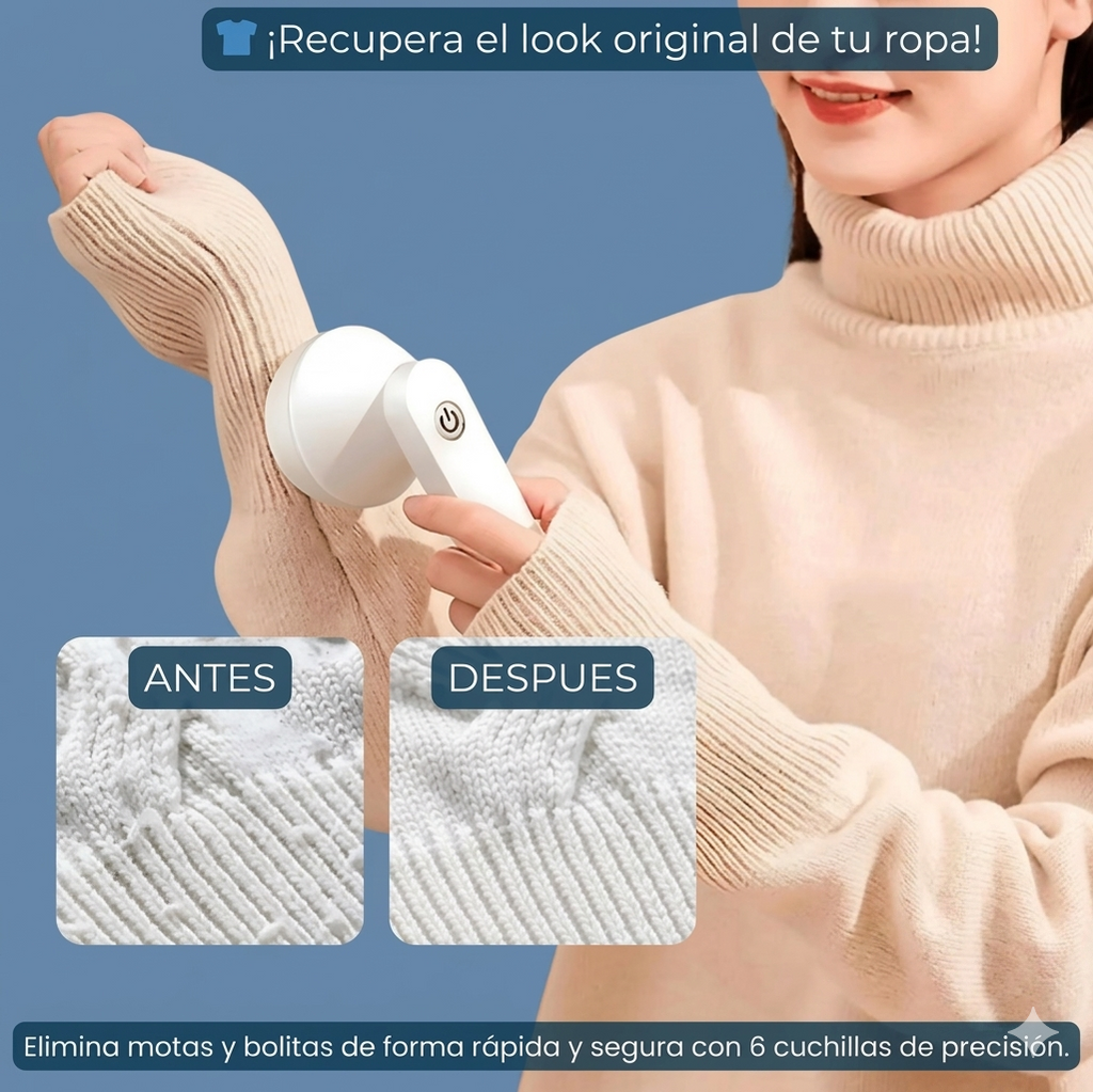 Removedor de Motas Eléctrico Recargable